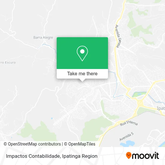 Impactos Contabilidade map