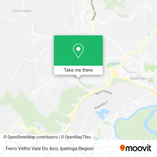 Ferro Velho Vale Do Aco map