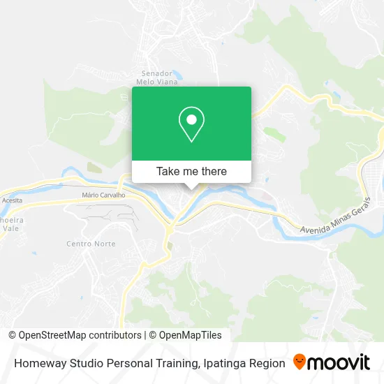Homeway Studio Personal Training map