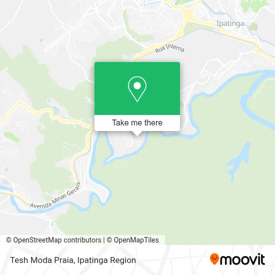 Tesh Moda Praia map
