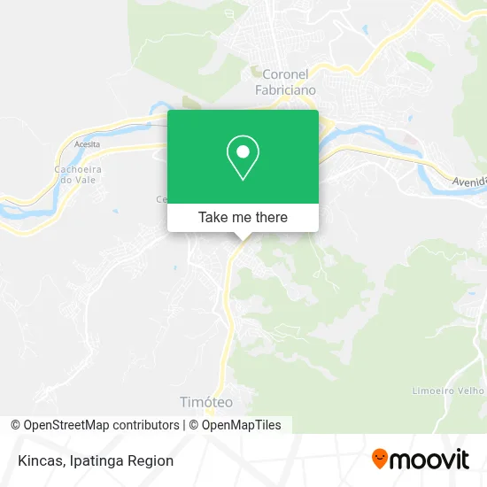 Kincas map