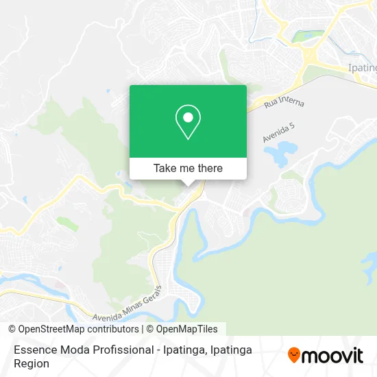 Essence Moda Profissional - Ipatinga map