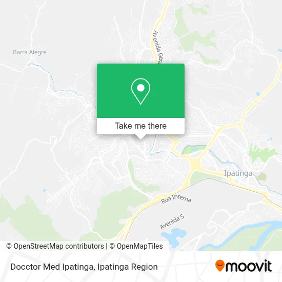 Docctor Med Ipatinga map