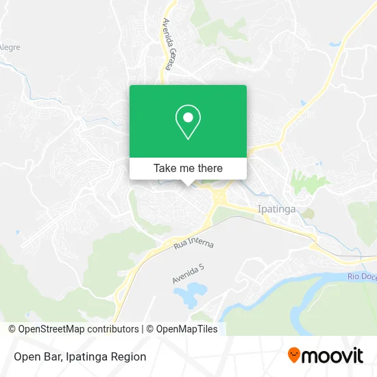 Open Bar map