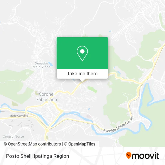Posto Shell map