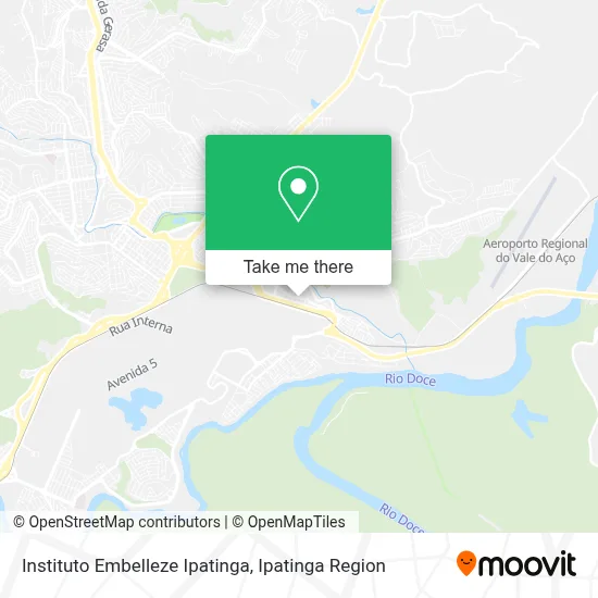 Instituto Embelleze Ipatinga map