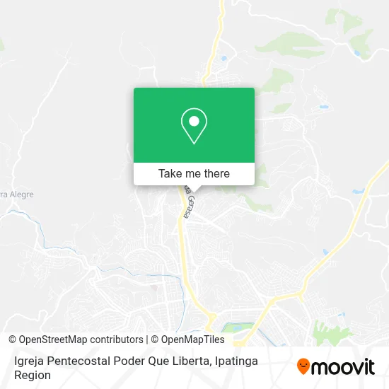 Igreja Pentecostal Poder Que Liberta map