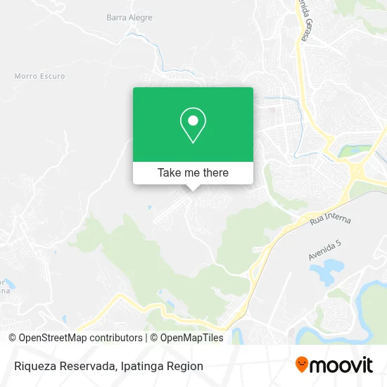 Riqueza Reservada map