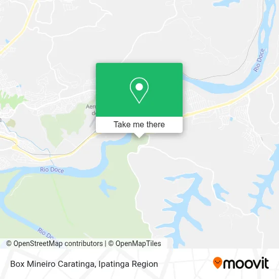 Box Mineiro Caratinga map