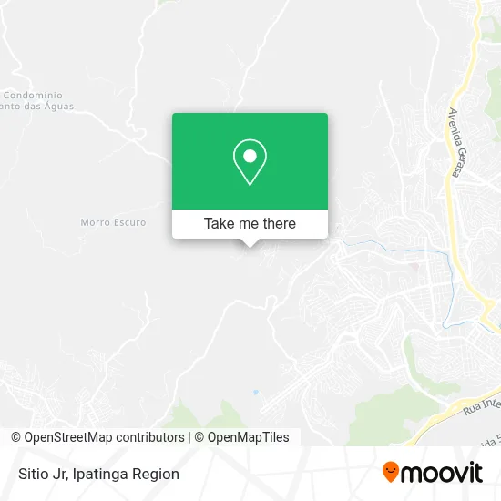 Sitio Jr map