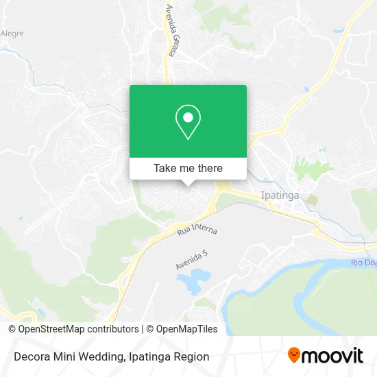 Decora Mini Wedding map