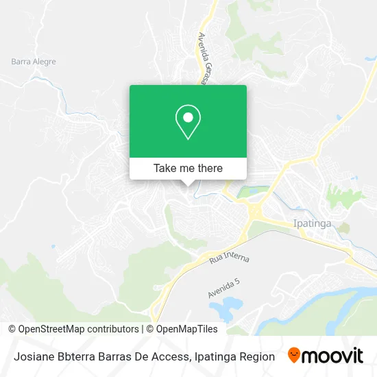 Josiane Bbterra Barras De Access map