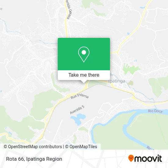 Rota 66 map