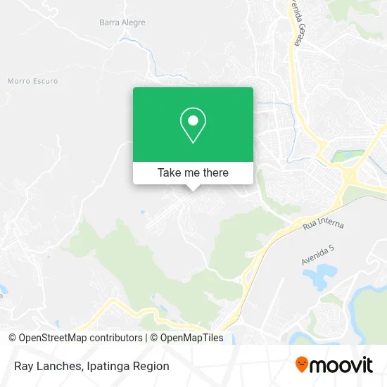 Ray Lanches map