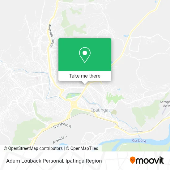 Adam Louback Personal map