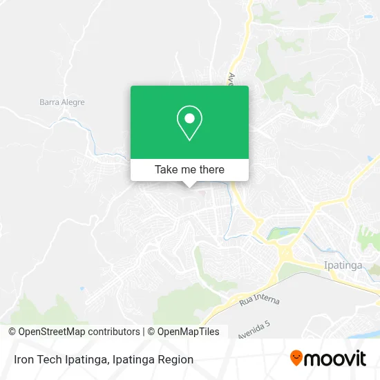 Iron Tech Ipatinga map