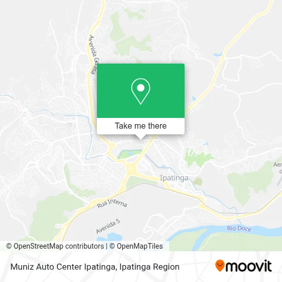 Muniz Auto Center Ipatinga map