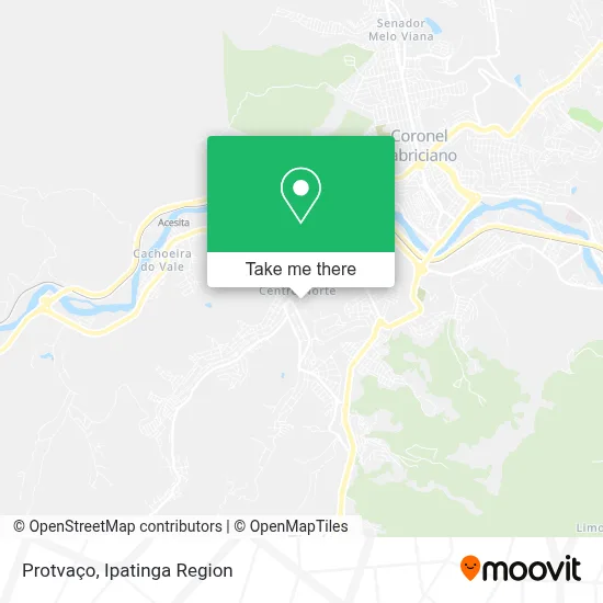 Protvaço map