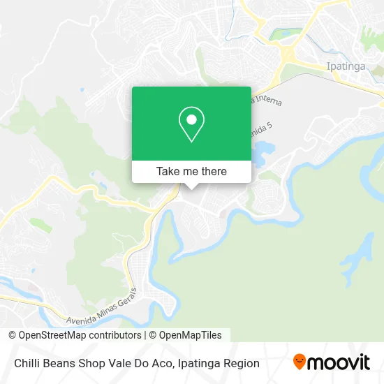 Chilli Beans  Shop Vale Do Aco map