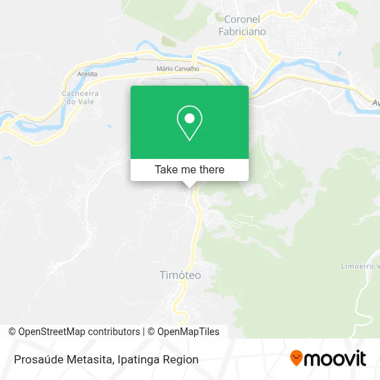 Prosaúde Metasita map