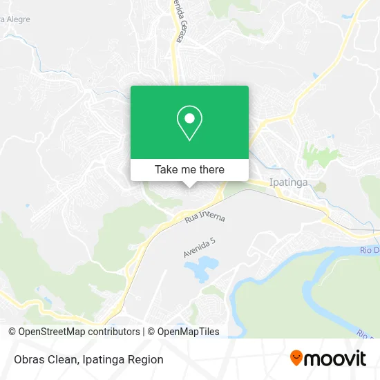 Obras Clean map