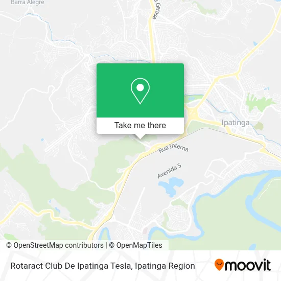 Rotaract Club De Ipatinga Tesla map