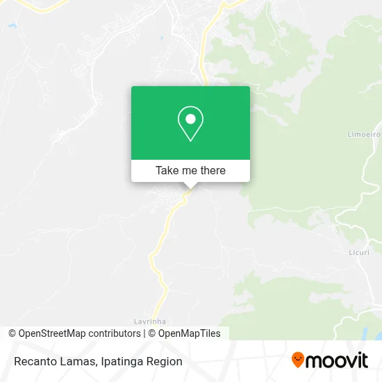 Recanto Lamas map