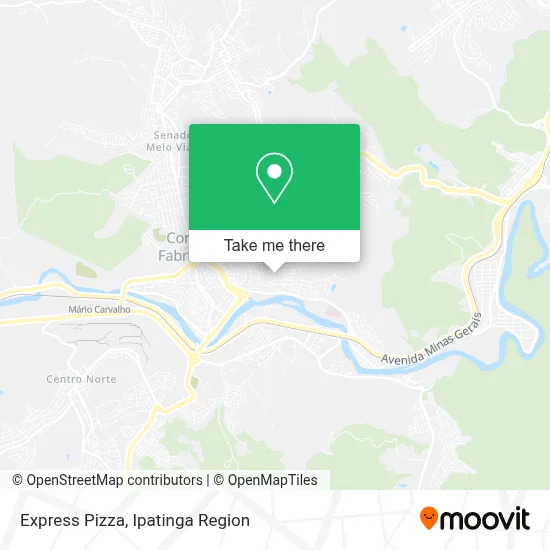 Express Pizza map