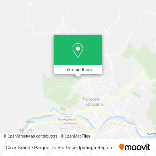 Cava Grande Parque Do Rio Doce map