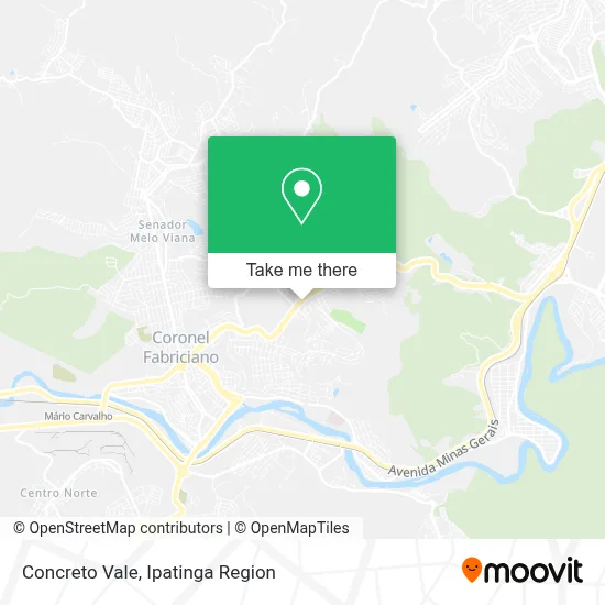 Concreto Vale map