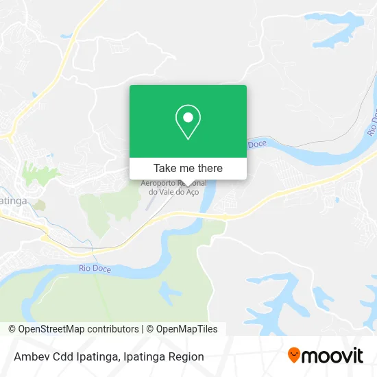 Ambev Cdd Ipatinga map
