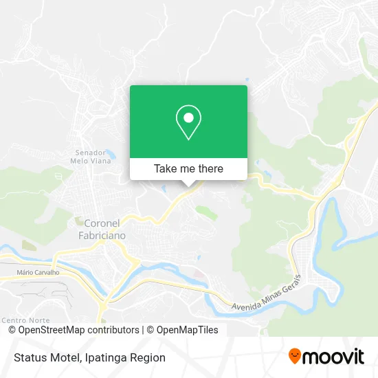 Status Motel map