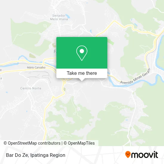 Bar Do Ze map