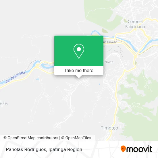 Panelas Rodrigues map