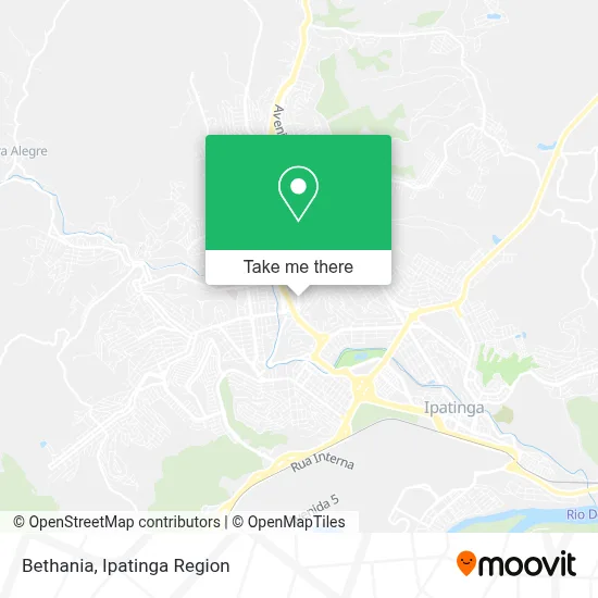 Bethania map