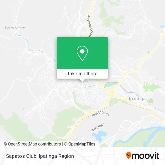 Sapato's Club map