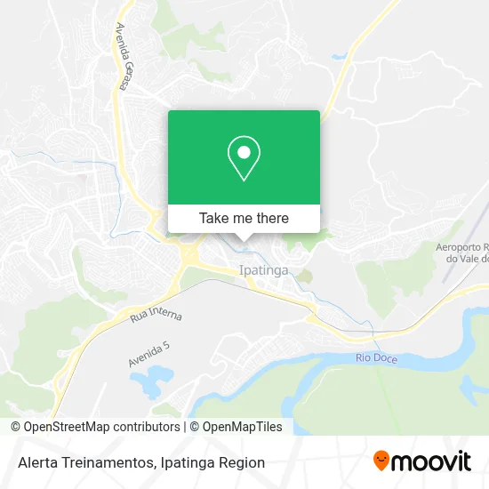 Alerta Treinamentos map