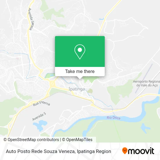 Auto Posto Rede Souza Veneza map