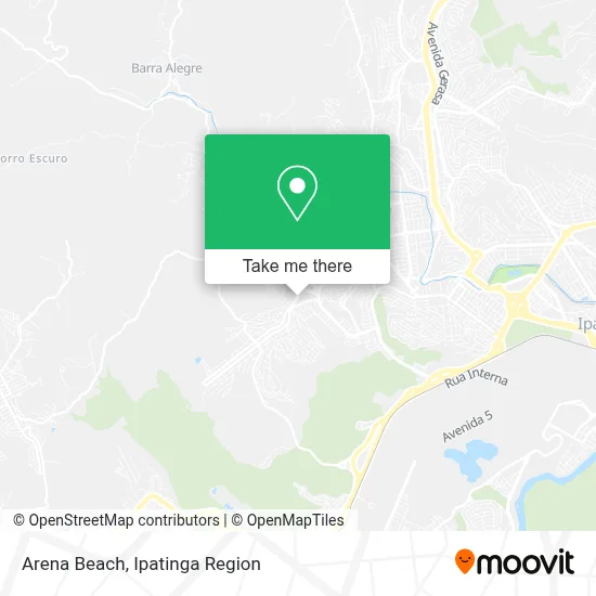 Arena Beach map