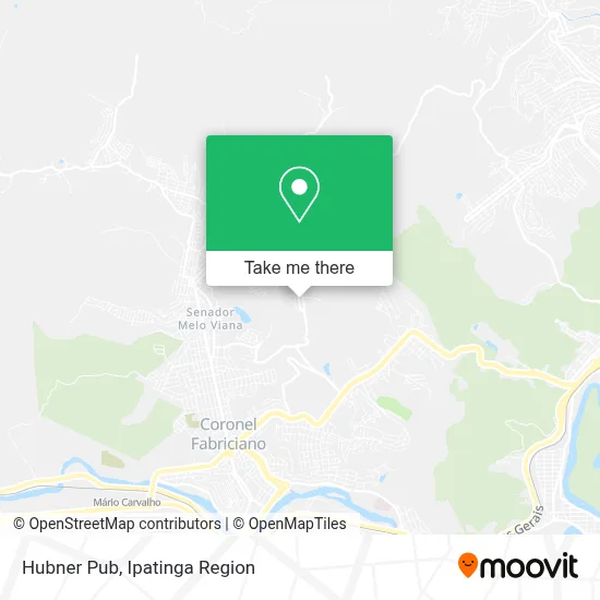 Hubner Pub map