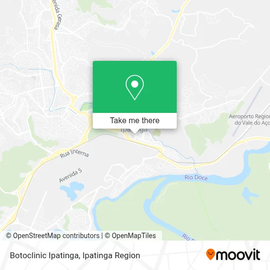 Botoclinic Ipatinga map
