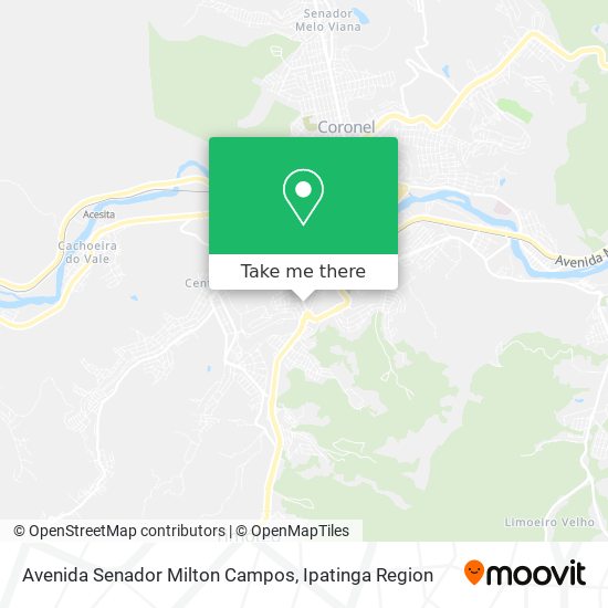 Avenida Senador Milton Campos map