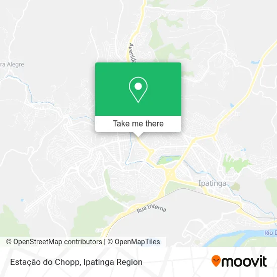 Estação do Chopp map