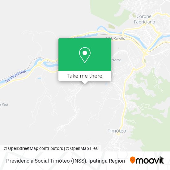 Previdência Social Timóteo (INSS) map