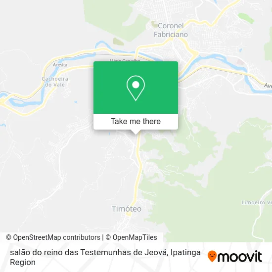 salão do reino das Testemunhas de Jeová map