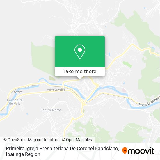 Primeira Igreja Presbiteriana De Coronel Fabriciano map