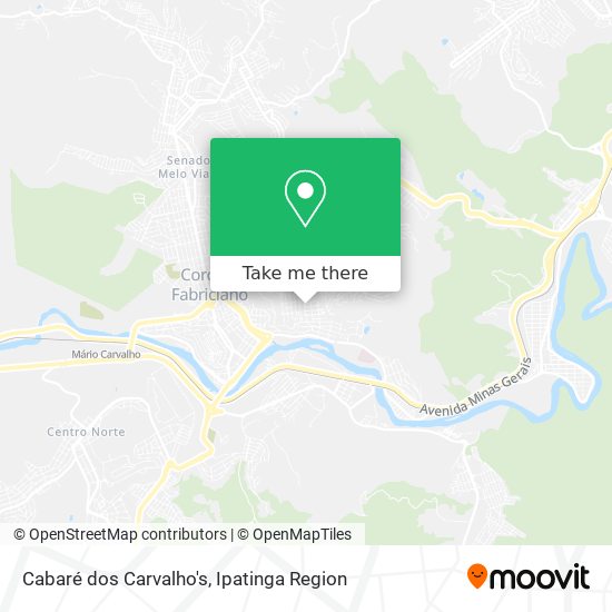 Mapa Cabaré dos Carvalho's