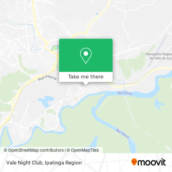 Vale Night Club map