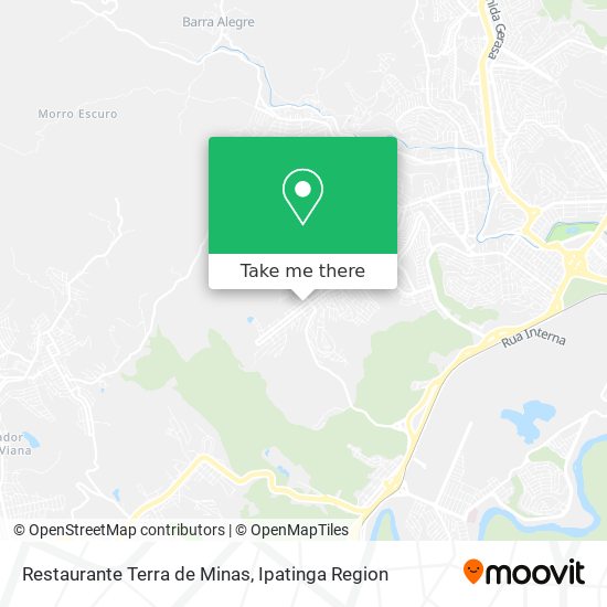 Mapa Restaurante Terra de Minas