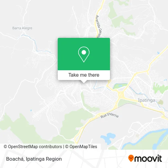 Boachá map